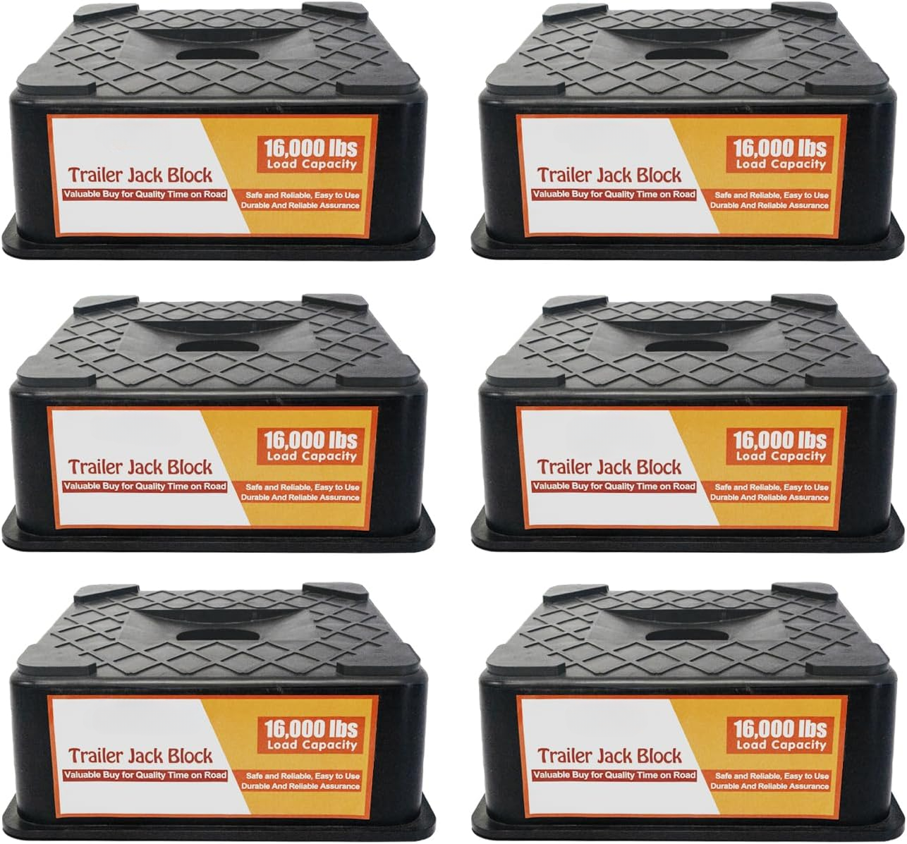RV Leveling Blocks for 5th Wheel & Scissor Jack - 16000lb Cap