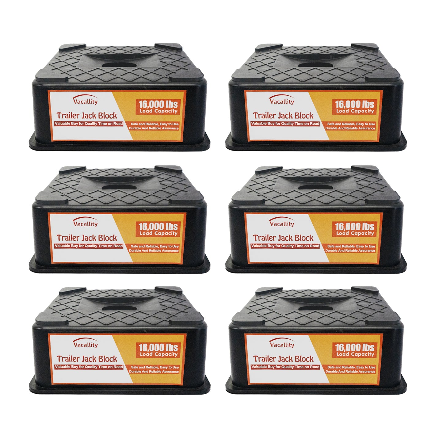 RV Leveling Blocks for 5th Wheel & Scissor Jack - 16000lb Cap