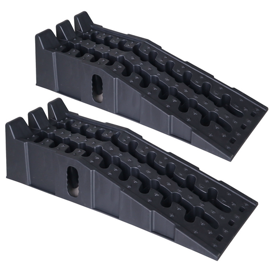 6.7" High Lift, Anti-Slip and Portable Car Ramps - Your Go-To for Garage Oil Changes and Vehicle Lift Needs