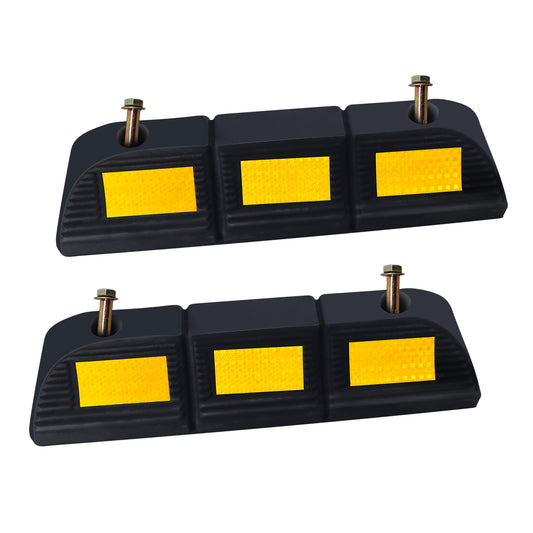 Rubber Wheel Stops Parking