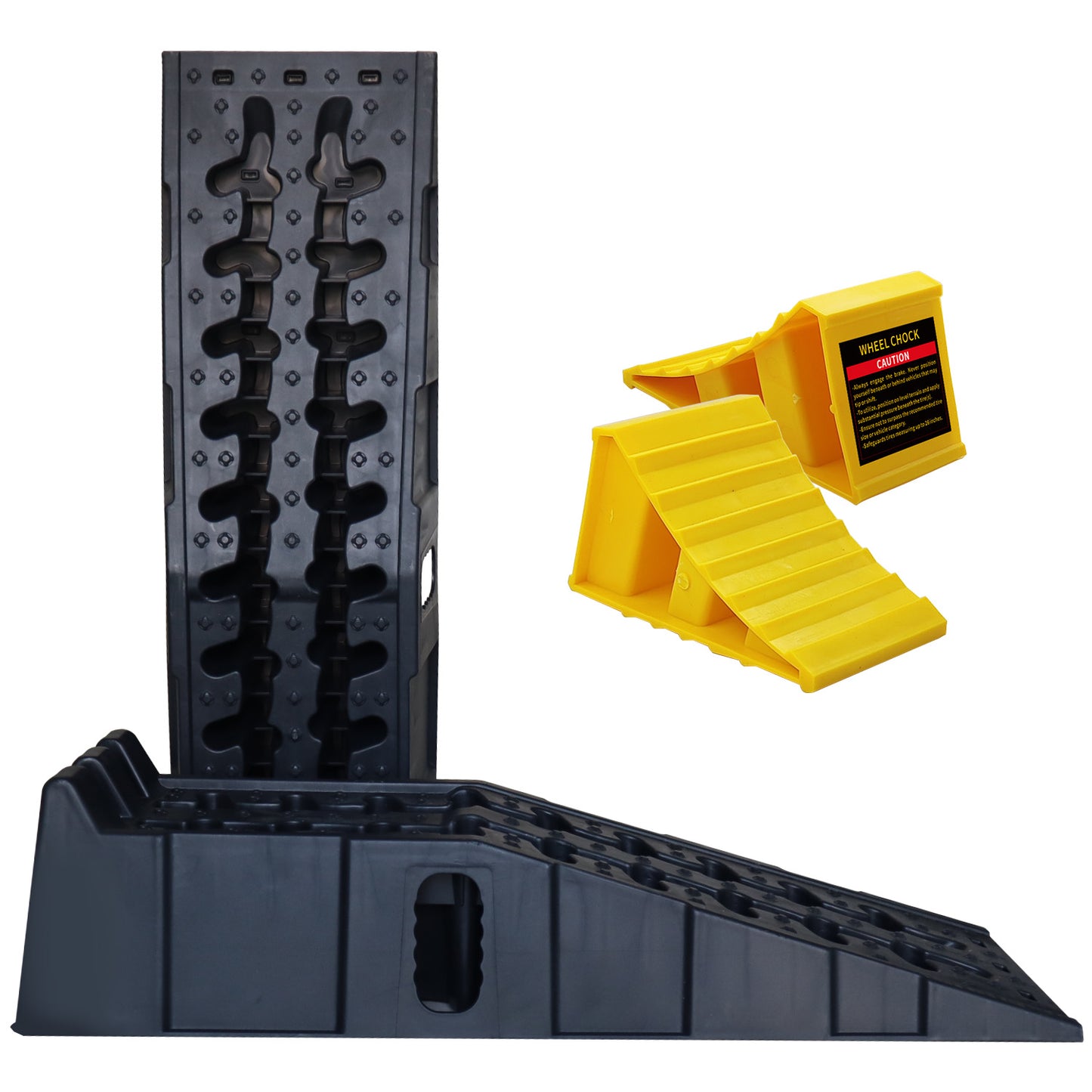 6.7" High Lift, Anti-Slip and Portable Car Ramps - Your Go-To for Garage Oil Changes and Vehicle Lift Needs