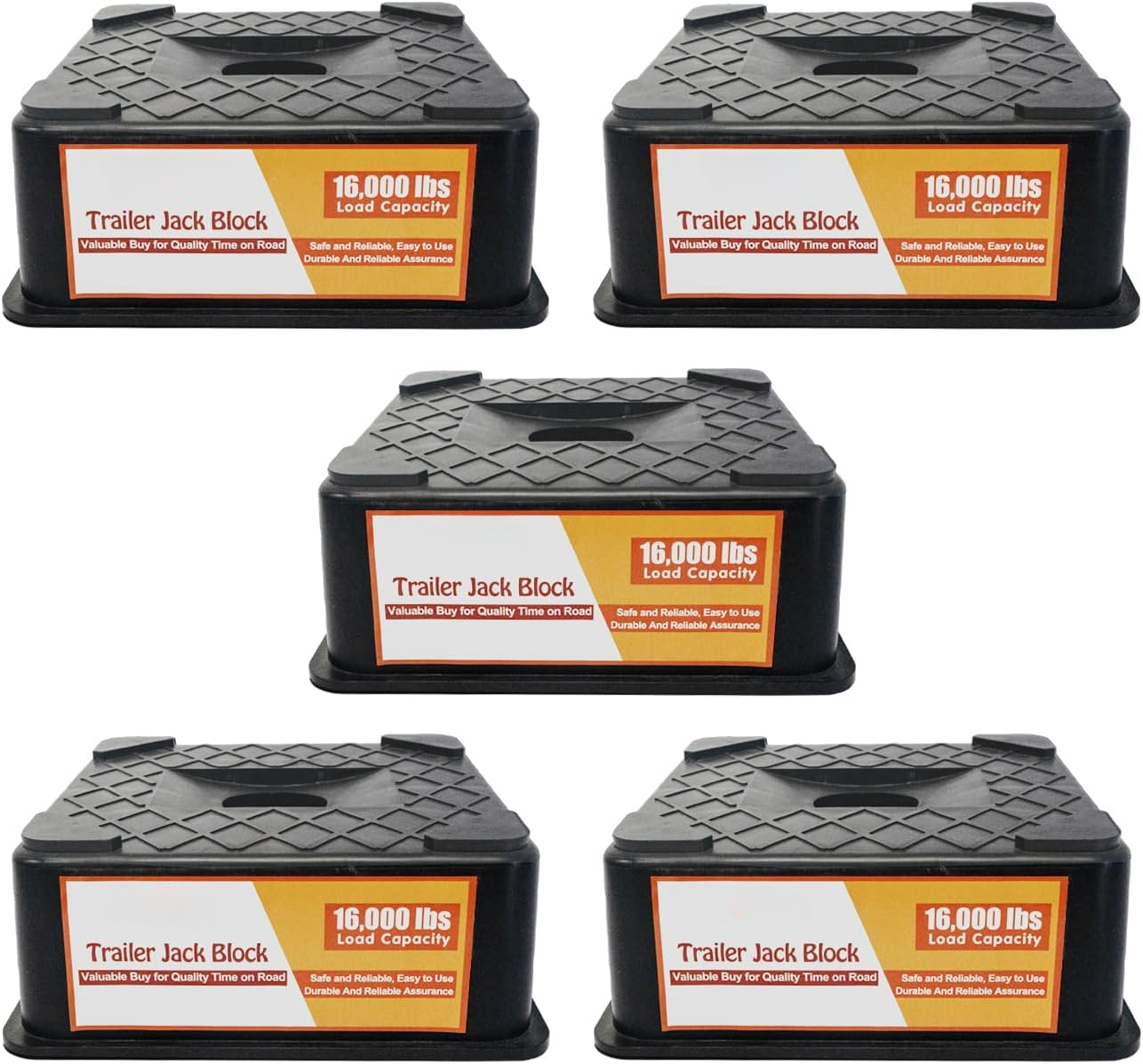 RV Leveling Blocks for 5th Wheel & Scissor Jack - 16000lb Cap