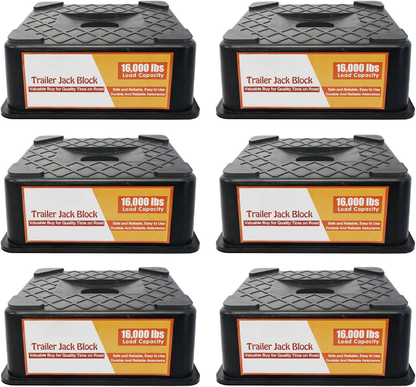 RV Leveling Blocks for 5th Wheel & Scissor Jack - 16000lb Cap