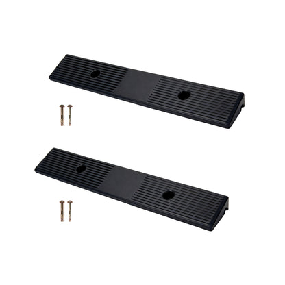 2-Pack Portable Rubber Curb Ramp,1-5 Inch Anti-Slip Threshold Ramp