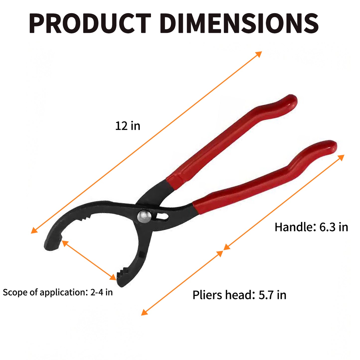 12" Adjustable Oil Filter Wrench for Engine Filters, Conduit & Fittings