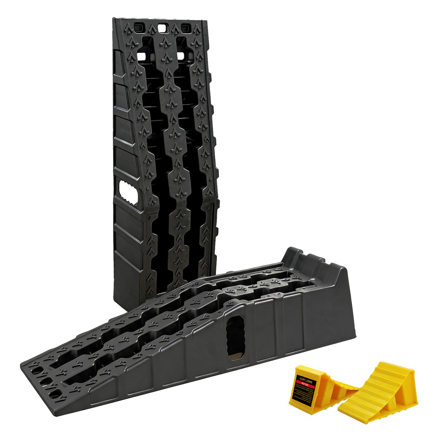 Anti-Slip Car Ramps 6.7" High Lift - Oil Change & Vehicle Lift