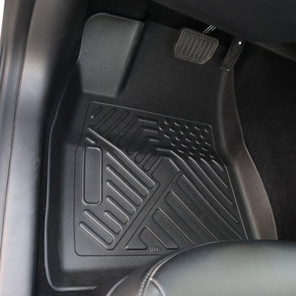 Tesla Model 3 Floor Mats (2017-2019) – Custom Fit All-Weather Waterproof TPE Front & Rear Floor Liners
