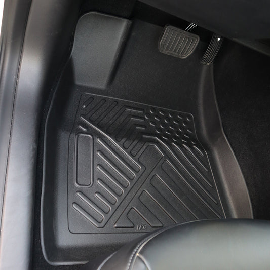 Tesla Model 3 Floor Mats (2017-2019) – Custom Fit All-Weather Waterproof TPE Front & Rear Floor Liners